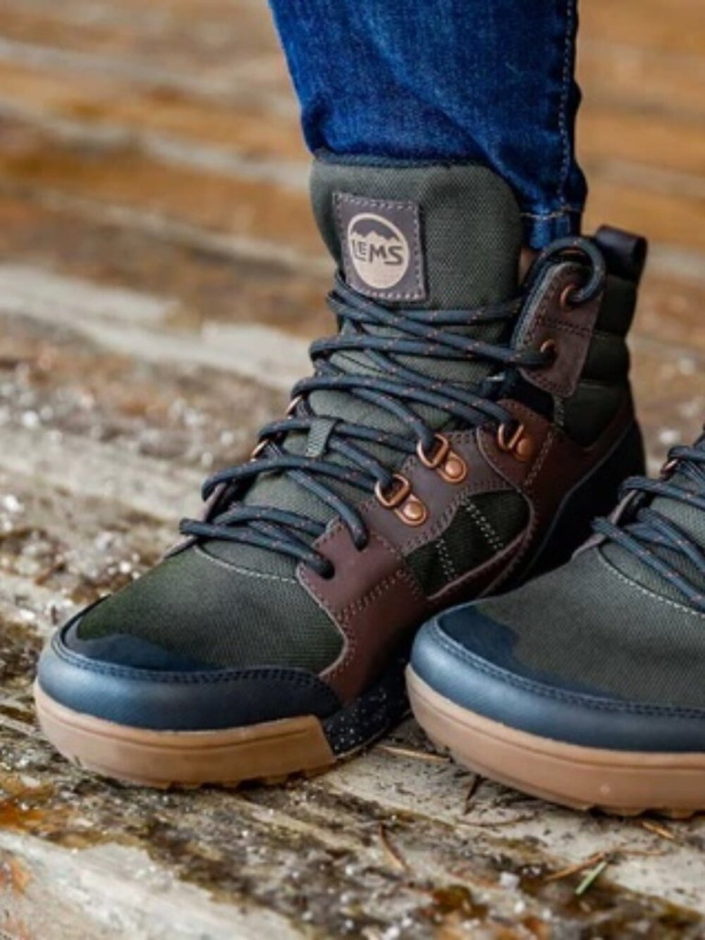 Lems Outlander Boot Waterproof in Evergreen, Size 6 Women / 4.5 Men